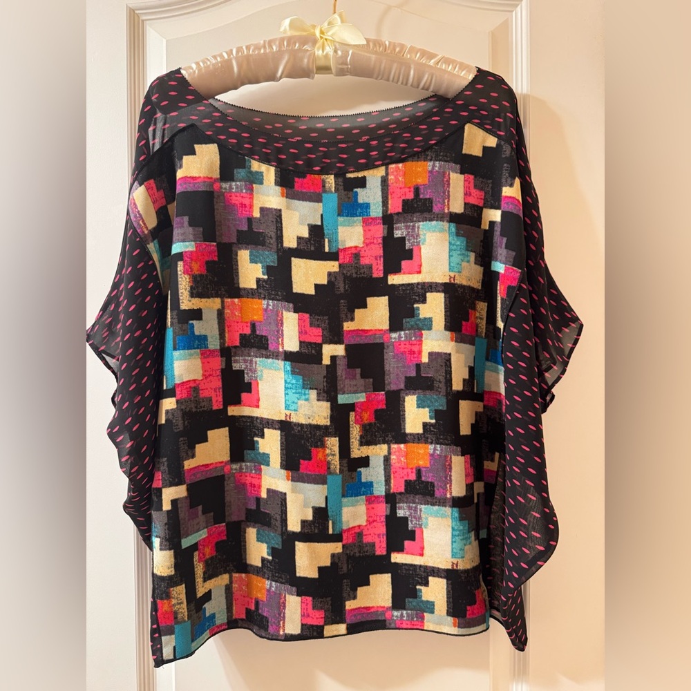 RACHEL Rachel Roy Multicolored  Dolman Sleeve Blouse - Picture 3 of 8